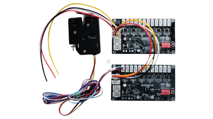 電子鎖控板系統連接圖.